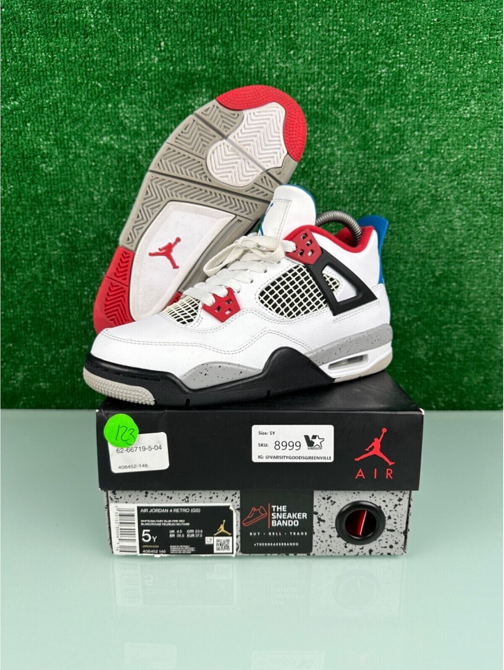 Size 5Y - Jordan 4 Retro SE Mid What The 4 (GS)